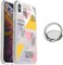 OtterBox Symmetry Series Slim Case for iPhone Xs MAX + Phone Ring Holder Kickstand with Degree Rotation - Bundle - Love Triangle