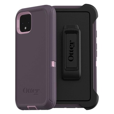 OtterBox Defender Series SCREENLESS Case Case for Google Pixel 4 - Purple Nebula (Winsome Orchid/Night Purple)
