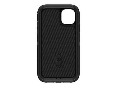 OtterBox iPhone 11 (Non-Retail/Ships in Polybag) Defender Series Case - Non-Retail/Ships in Polybag - Black, Rugged &amp; Durable, with Port Protection, Includes Holster Clip Kickstand