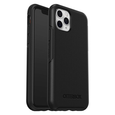 OtterBox iPhone 11 Pro (Only) Symmetry Series Case - Single Unit Ships in Polybag, Ideal for Business Customers - BLACK, ultra-sleek, wireless charging compatible, raised edges protect camera &amp; screen