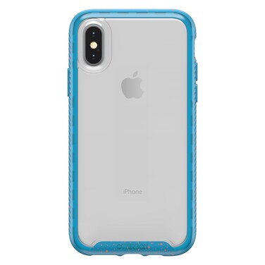 OtterBox - Clear Traction iPhone X &amp; XS Case (ONLY) - Scratch-Resistant Protective Phone Case, Sleek &amp; Pocket-Friendly Profile (Electric Tide)