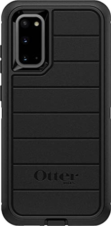 OTTERBOX DEFENDER SERIES SCREENLESS EDITION Case for Galaxy S20/Galaxy S20 5G (NOT COMPATIBLE WITH GALAXY S20 FE) - BLACK