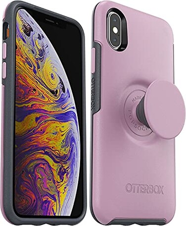 OtterBox + Pop Symmetry Series Case for iPhone Xs MAX (NOT X/Xs/Xr) Retail Packaging, (Mauveolous)