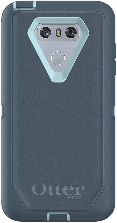 OtterBox Rugged Protection Defender Series Case for LG G6 - Case Only - Bulk Packaging - Moon River (Bahama Blue/Tempest Blue)