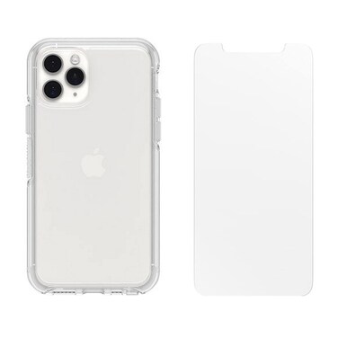 OtterBox Symmetry Clear Series Case for iPhone 11 Pro Max with Alpha Glass Screen Protector Bundle - Bundle Packaging - Clear