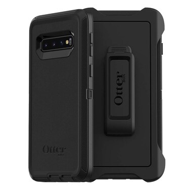 OtterBox Defender Series Case &amp; Holster for Samsung Galaxy S10 - Black