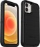 OtterBox Defender Screenless Series Rugged Case &amp; Belt Clip Holster for iPhone 12 Mini (NOT 12/Pro/Pro Max) Non-Retail Packaging - Black - with Microbial Defense