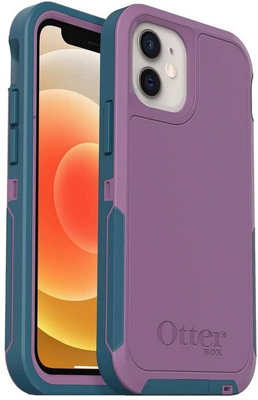 OtterBox Pursuit Series SCREENLESS Edition Case for iPhone 12 Mini (Only) -Non-Retail Packaging - Lavender Bliss (Purple/Blue)