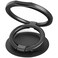 MonIdea Phone Grip, Phone Ring Holder Finger Kickstand, Foldable &amp; Adjustable Metal Cell Phone Rings Gripper Stand Work with Magnetic Car Mount for iPhone Samsung &amp;Other Phones - Black