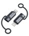 BOUTOP [MFi Certified] 36W USB C to Lightning Cable Adapter, Support Data Sync/PD Fast Charging Compatible with iPhone iPad AirPods, with Anti-Lost Holder - 2 Pack