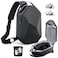 annapro Carrying Case for Meta Quest 3S/Quest 3/Quest 2/Vision Pro, Hard Travel Case Compatible with Kiwi Design/BOBOVR Elite Battery Strap and Controllers Accessories, Crossbody Shoulder Backpack