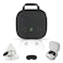 sarlar BS2 Hard Carrying Case for Meta Quest 3S/Quest 3/Oculus Quest 2 VR Headset, Portable Protection Travel Case with Lens Cover Fits Controller, Original Headstrap, Charging Cable &amp; Adapter, Black