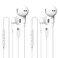 2 Pack USB C Headphones for iPhone 16, Type C Earbuds Wired Earbuds with Microphone &amp; Remote Control Noise Cancelling Earphones, Compatible with iPhone 16 Pro Max, iPad Pro, Most USB C Jack Devices