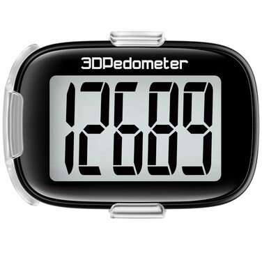 Pedometer Walking Simple 3D Step Counter with Clip and Lanyard, Activities Fitness Tracker Without Smartphone, Accurate Step Tracker for Women, Men, Seniors