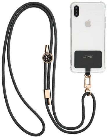 SENLLY Adjustable Cell Phone Lanyard with Ultra Thin Patch, Universal Neck Strap Compatible All Smartphone