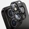 Mansoorr Camera Lens Protector for iPhone 14 Pro / iPhone 14 Pro Max, Alloy Metal Camera Cover with Tempered Glass Screen Protector Accessories,Case Friendly,Scratch Resistant,Easy to Install - Space