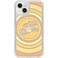 OtterBox Symmetry Series iPhone 13 Case - Non-Retail Packaging - Hello Sunshine Clear and Orange Graphic Design, Apple Phonecase, Slim Fit, Raised Screen Bumper, MagSafe Wireless Charging Compatible