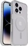 OtterBox Symmetry Series+ iPhone 14 Pro Case - Non-Retail Packaging - Stardust Clear Sparkles, Apple Phonecase, Ultra Slim, Raised Screen Bumper, Strong MagSafe Wireless Charging Compatible