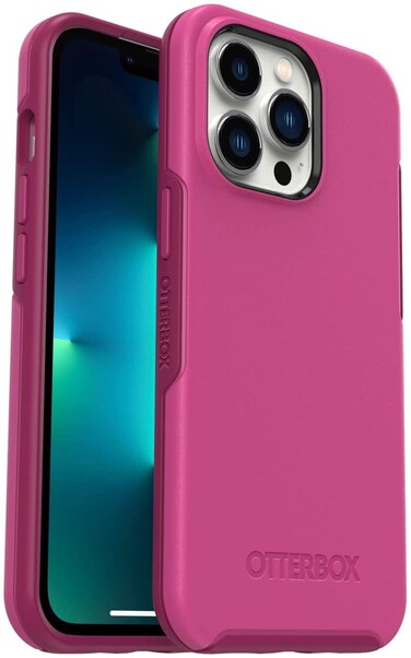 OtterBox SYMMETRY SERIES iPhone 13 Pro Case - Non-Retail Packaging - Renaissance Pink, Apple Phonecase, Slim Fit, Raised Screen Bumper, MagSafe Wireless Charging Compatible