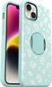 OtterBox OTTERGRIP Symmetry Series Case for iPhone - Non-Retail Packaging (Poppies by The Sea Blue, iPhone 14 Plus)