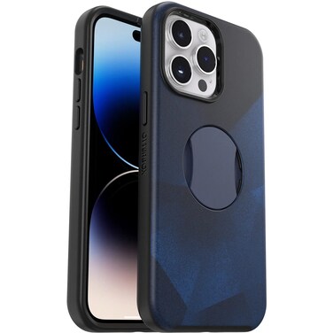 OtterBox OTTERGRIP Symmetry Series Case for iPhone - Non-Retail Packaging (Blue Storm Blue, iPhone 14 Pro Max)
