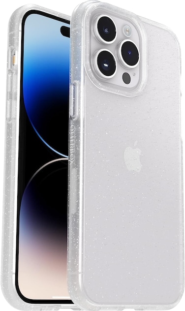 OtterBox PREFIX SERIES iPhone 14 Pro Max Case - Non-Retail Packaging Stardust Clear, Apple Phonecase, Ultra Slim Fit, Raised Screen Bumper, MagSafe Wireless Charging Compatible