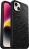 OtterBox Symmetry Series+ iPhone 14 Plus Case - Non-Retail Packaging - Rebel Black, Apple Phonecase, Ultra Slim, Raised Screen Bumper, Strong MagSafe Wireless Charging Compatible