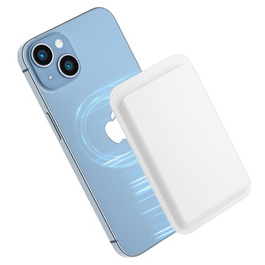 SOFTGAS Magnetic Card Wallet Holder for Apple Magsafe iPhone 14 Pro Max/14 Plus/14 Pro/14, 13 Max/13 Pro/13, 12 Max/12 Pro/12, Cell Phone Case Accessory White (SG-CW1-White)