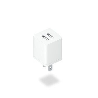 USB Charger Block, Portable Charger Plug, 5V 2.1A Dual USB-A Port Charging Cube,USB Wall Charger Power Adapter Compatible with iPhone,Android,Garmin Watch,Samsung Watch,PS4 Controller,Kindle and More