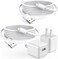 iPhone Charger,2Pack 6FT USB Wall Charger Quick Charging USB iPhone Charger Cube Travel Plug Block with 6Foot Fast Charging Lightning Cable Cord for iPhone 14 13 12 11 Pro Max XS XR X 8 7 SE2022 iPad