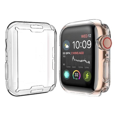 [2-Pack] JULK 40mm Case for Apple Watch SE 2023 / Series 6 / SE/Series 5 / Series 4 Screen Protector, Overall Protective Case TPU HD Ultra-Thin Cover for iWatch, 2 Transparent