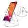 JINSHVEG Acrylic Cell Phone Holder/Stand, Clear Compatible with 4-10'' Phone 13 Pro Max , Android Smartphone, Office Supplies/ Desk Accessories
