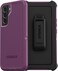 Otterbox Defender Series Galaxy S22 Plus Case - Non-Retail Packaging - Happy Purple, Samsung Phonecase, Raised Screen Bumper, Wireless Charging Compatible, Rotating Belt-Clip Holster/Kickstand