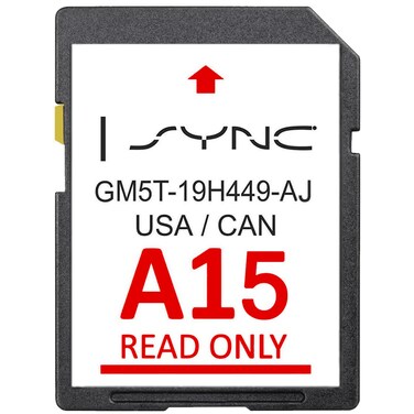 2025 Latest Version A15 Navigation SD Card Compatible with Ford/Lincoln, Includes New Updated Roads USA and Canada - Sync 2 Navigation System