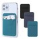 3Pack Cell Phone Card Holder for Back of Phone,Stretchy Stick on Wallet Pocket Credit Card ID Case Pouch Sleeve Self Adhesive Sticker for iPhone Samsung Galaxy Android-Dark Green&amp;Blue Gray&amp;Black