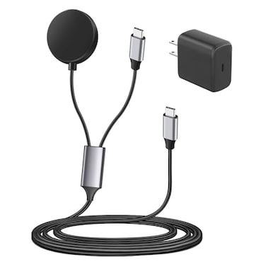 Fast Charger for Samsung Galaxy Watch and Phone Fast Charging Compatible with Galaxy Watch 7/6/6 Classic/5/5 Pro/Ultra/FE, Galaxy Watch 4/3/Active 2/Active and Galaxy S24/S23 Ultra/S22/21/20 Note20/10