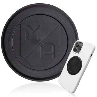 Mob Armor Magnet Flex Plate - Magnetic Phone Mount for iPhone, Android, Wireless Charging Compatible- 2mm Thick Rubber Magnetic Plate -