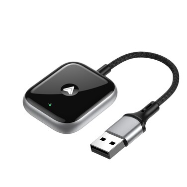 JDG Android Auto Wireless Adapter, Wireless Android Auto Car Adapter for Wired Android Auto Cars Converts Wired to Wireless Easy Setup Plug &amp; Play Seamless Connection Stable Fast for Android (Black)