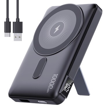 2025 Latest Magnetic Wireless Portable Charger Power Bank - 10000mAh Mag-Safe 22.5W PD Fast Max Charging with Built-in LED Display, Magnetic Battery Pack for iPhone 16/15/14/13/12/Pro/Mini/Pro Max