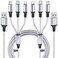 Multi Charging Cable, 10ft 2Pack Multi Phone Charger Cable Braided Universal 3 in 1 Charging Cord Extra Long Multiple USB Cable with USB C, Micro USB Port Connectors for Cell Phones and More