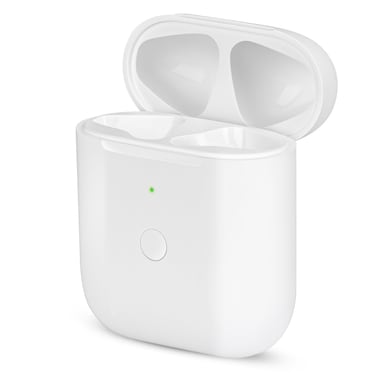 Replacement AirPod Charging Case Compatible with AirPods 1st 2nd Generation Wireless Charging case 550mAh Bluetooth Pairing Sync Button (No Earbuds) (White)