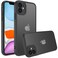 GROZHJAL for iPhone 11 Case,Translucent Matte Slim Shockproof Anti-Fingerprint Protective Cover Phone case iPhone 11 Black