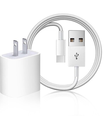 Wall Charger Compatible with New AirPods 4 4th Charger AirPods Max 2 pro 2024,New AirPods Pro 2/2nd Generation Earbuds Apple TV Remote 3rd 4K Charging Cord, iPhone 16 15 Carplay USB a to USB c Cable