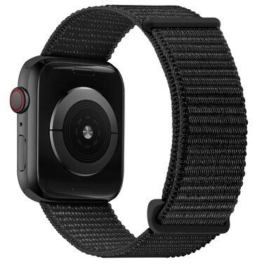 OXWALLEN Sport Loop Nylon Band Compatible with Apple Watch Series 10/9/8/7/6/5/4 SE Ultra 2/1 49mm 46mm 45mm 44mm, Adjustable Comfortable Braided Rugged Strap for iWatch Women Men, Black