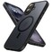 degeca Strong Magnetic for iPhone 16 Case, Military Grade Drop Protection, Compatible with MagSafe, Shockproof Anti-Fingerprint Translucent Slim Phone Protective Cover for iPhone 16 (6.1"), Black