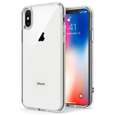 TENOC Phone Case Compatible with iPhone X &amp; iPhone Xs, Clear Case Shockproof Protective Bumper Slim Cover for 5.8 Inch