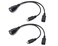 2 Pack OTG Cable Replacement for Fire Stick 4K, Amazon Fire TV, Compatible with Samsung Galaxy LG Android Phone Tablet Micro USB Host with Micro USB Power