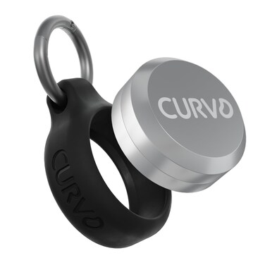 CURVD Premium Carrying Case - Durable Travel Keychain Container, Small Waterproof Holder for Earplugs, Pills, Coins Compatible with Loop, Eargasm &amp; Vibes, or Compact Mini Purse Pill Box Container