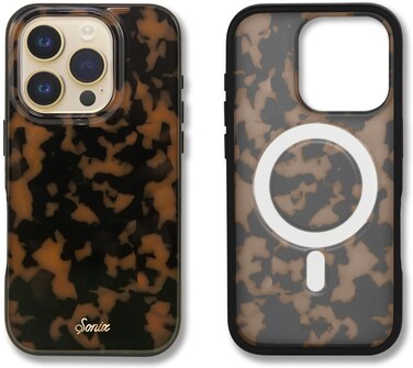 Sonix Case for iPhone 16 Pro   Compatible with MagSafe   10ft Drop Tested   Tortoiseshell   Brown Tort