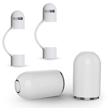 TechMatte 2 Pack Magnetic Replacement Caps Compatible with Apple Pencil 1st Generation-Cap Tether Included
